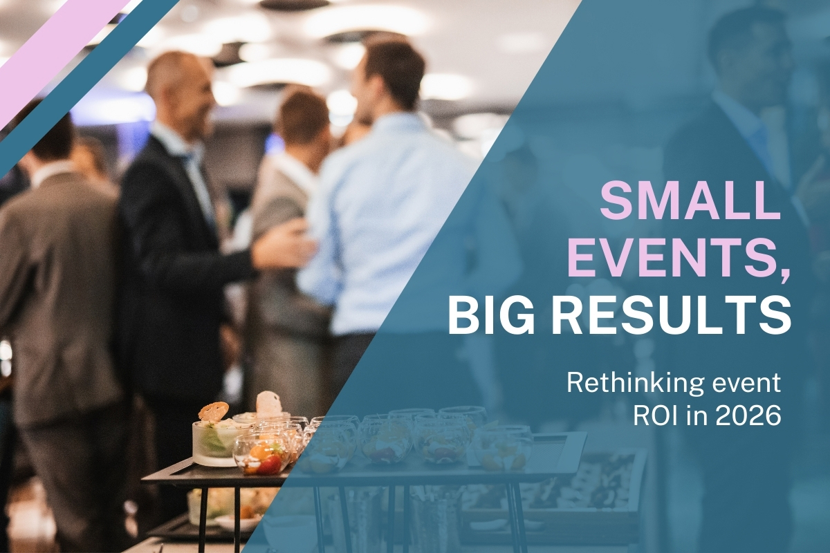 Small Events Big Results. Rethinking event ROI in 2026